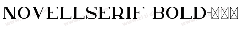 NovellSerif Bold字体转换